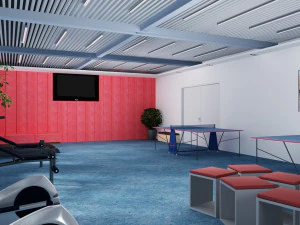 Gym 3D Model