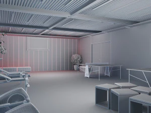 Gym 3D Model