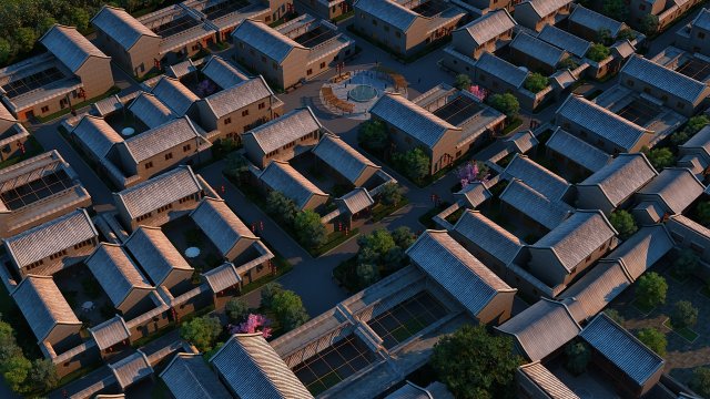 Ancient building 3D Model .c4d .max .obj .3ds .fbx .stl .blend 