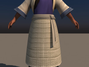Naxi woman Modèle 3D