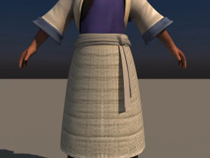 Naxi woman 3D Model