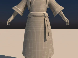 Naxi woman 3D Model