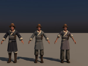 Naxi man 3D Model