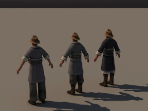 Naxi man 3D Model