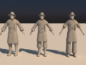Naxi man Modelo 3D
