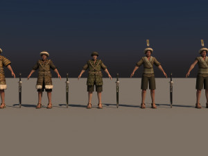 Naxi Warrior Modelo 3D
