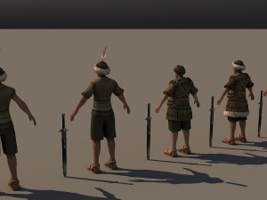 Naxi Warrior 3D Model