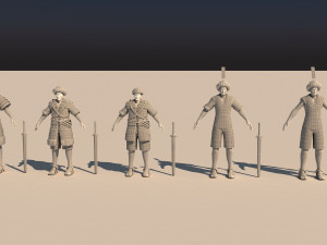 Naxi Warrior 3D Model