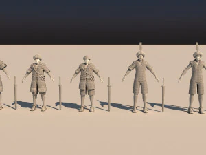 Prajurit Naxi Model 3D