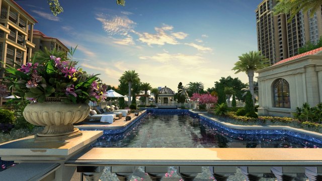 Condominium Modello 3D .c4d .max .obj .3ds .fbx .stl .blend 
