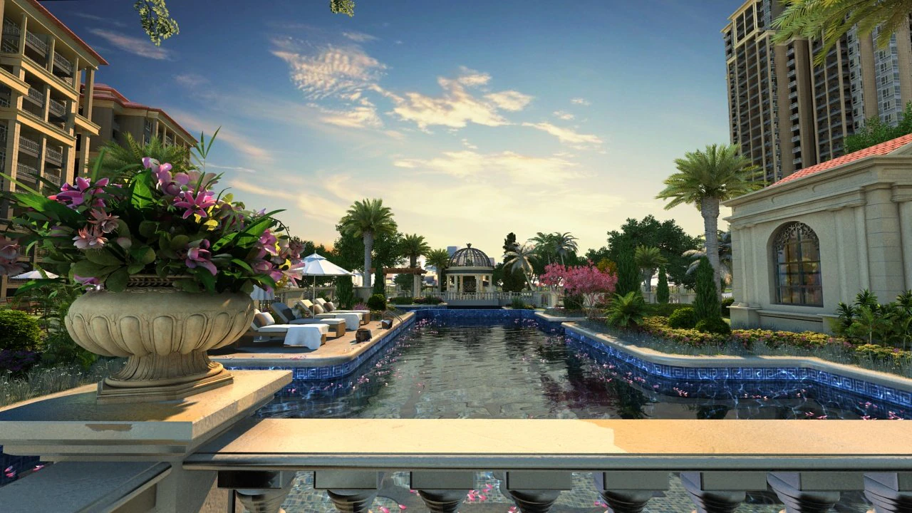 Condominium 3D Model .c4d .max .obj .3ds .fbx .stl .blend 