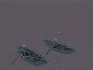 Fishing boat 3D Model