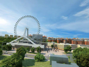 Городское здание 3D Модель