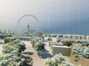 Городское здание 3D Модель