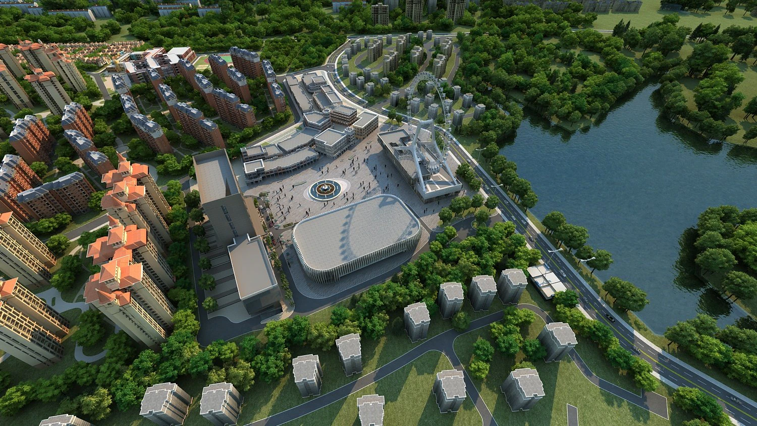 City building 3D Model .c4d .max .obj .3ds .fbx .stl .blend 