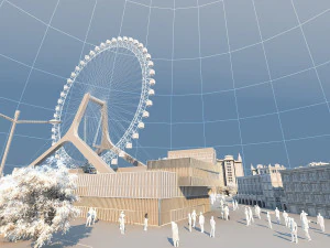 City building 3D Model