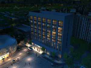 City building 3D Model
