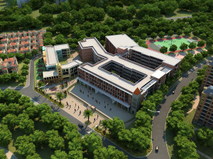 School building Modelo 3D