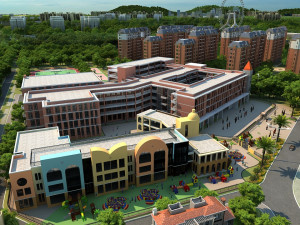 School building 3D मॉडल