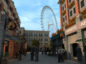 Commercial street Modelo 3D