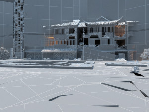 Earthquake scene 3D 모델