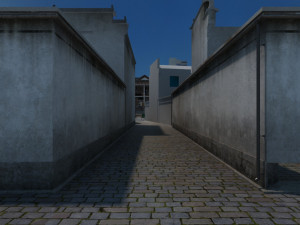 Earthquake scene 3D Model