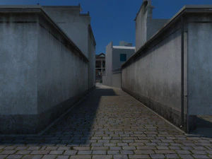 escena del terremoto Modelo 3D