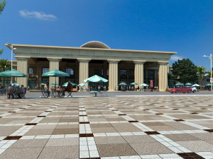 Train station Modelo 3D