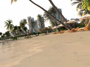 Beach 3D Model