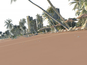 Beach 3D Model