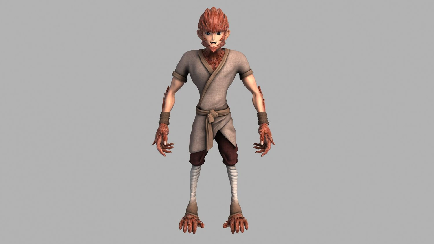 Monkey 3D Model .c4d .max .obj .3ds .fbx .stl .blend 