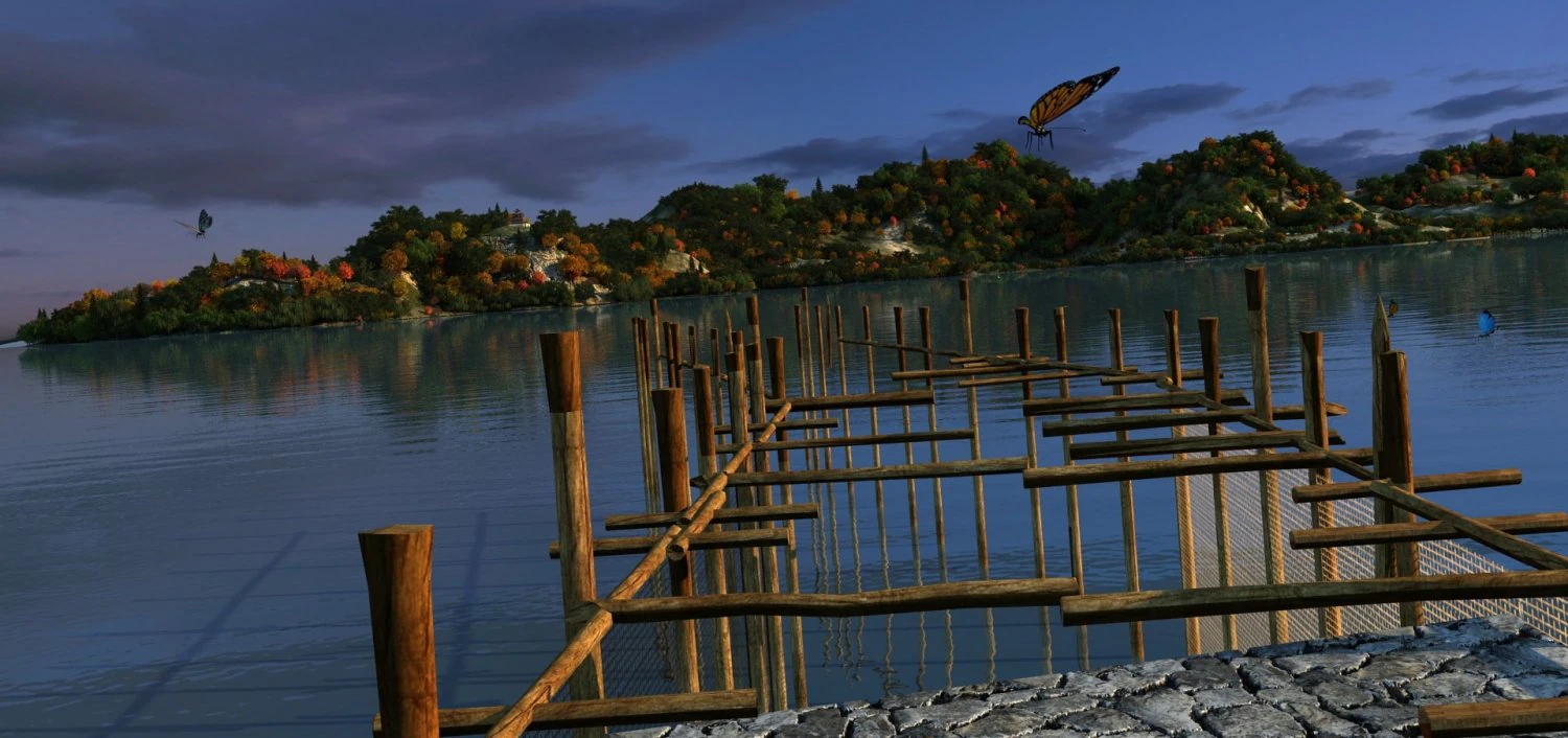 Hangzhou West Lake 3D Model .c4d .max .obj .3ds .fbx .stl .blend 