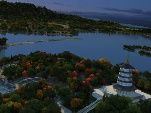 Hangzhou West Lake 3D Model