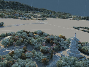 Hangzhou West Lake 3D Модель