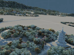 Hangzhou West Lake 3D Model