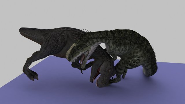 Dinosaur Model 3D .c4d .max .obj .3ds .fbx .stl .blend 