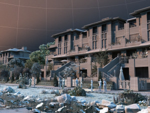 City building Modèle 3D