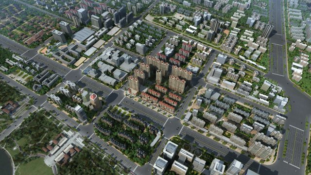City building 3D 모델 .c4d .max .obj .3ds .fbx .stl .blend 