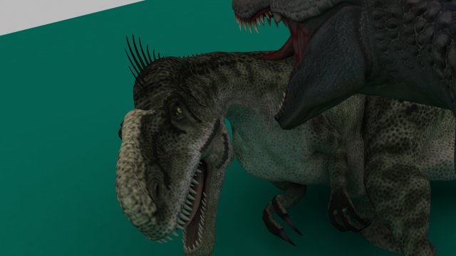 Dinosaur 3D Model .c4d .max .obj .3ds .fbx .stl .blend 