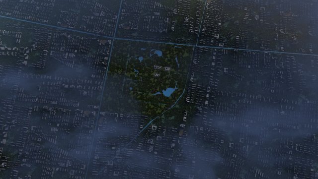 Small town 3D Model .c4d .max .obj .3ds .fbx .stl .blend 