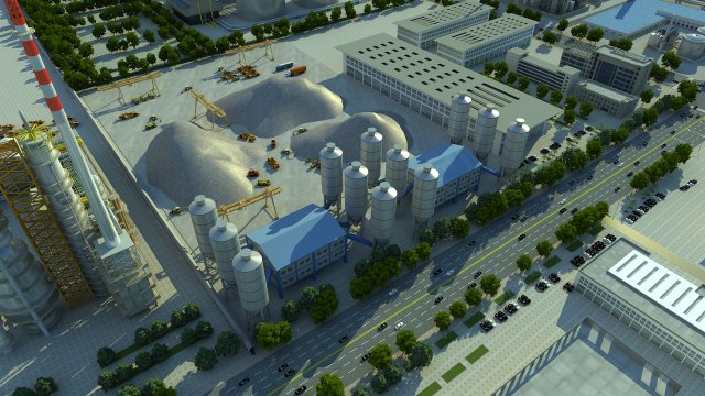 Factory Modèle 3D .c4d .max .obj .3ds .fbx .stl .blend 