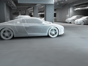 Parking lot Modèle 3D