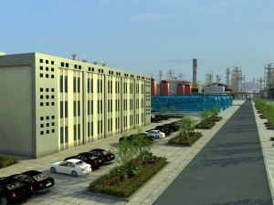 Pabrik Gelombang Model 3D