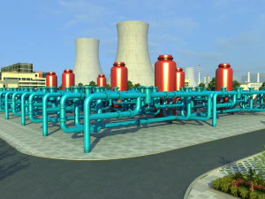 Surge Plant 3D Model