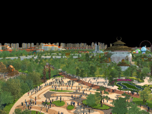 Amusement park Model 3D