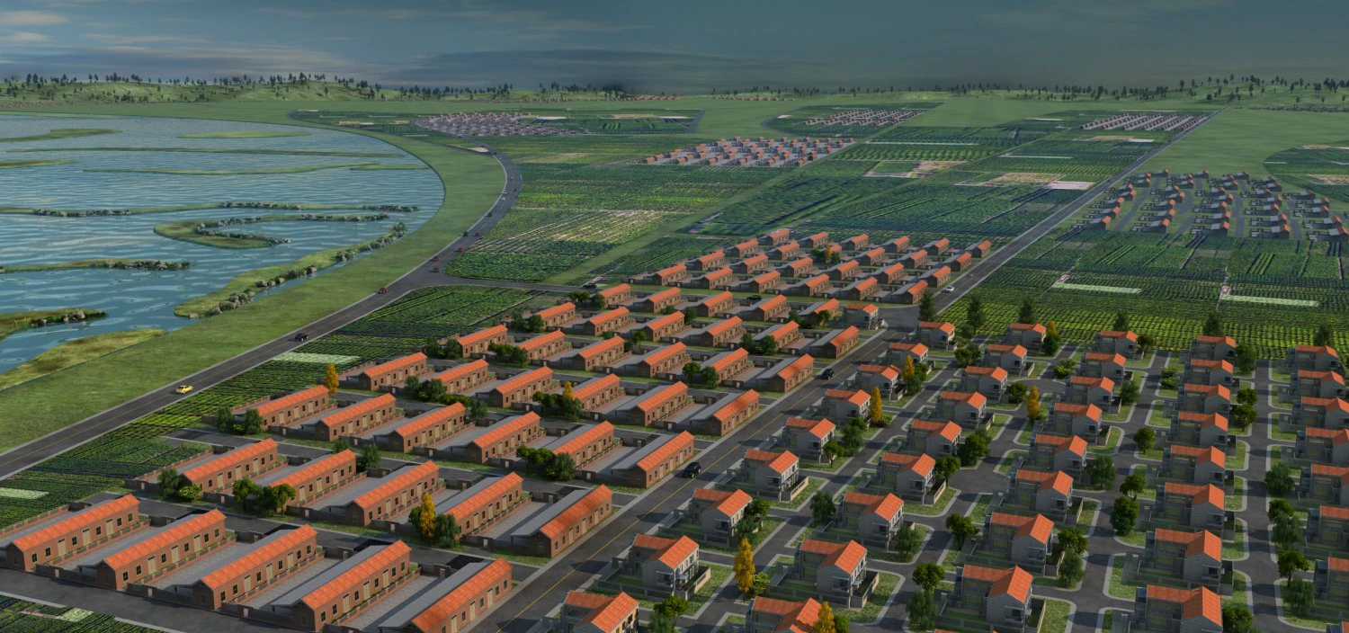 Rural area 3D Model .c4d .max .obj .3ds .fbx .stl .blend
