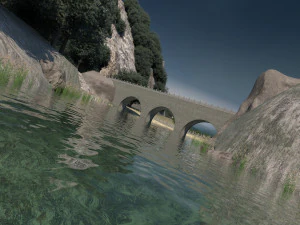 озеро 3D Модель