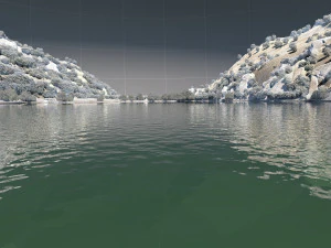 озеро 3D Модель