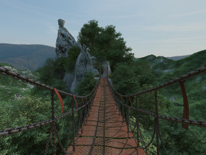 Chain bridge Modelo 3D