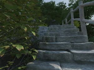 Chain bridge 3D Model